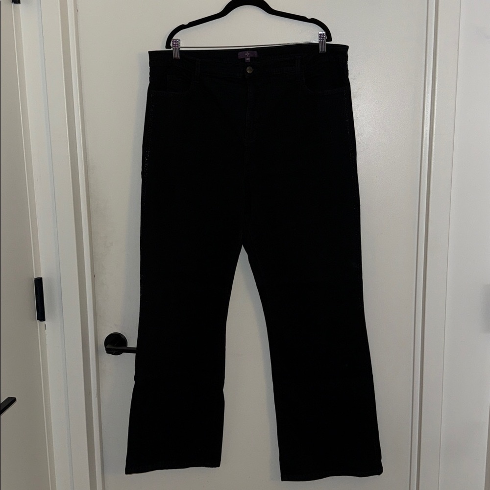 Vintage Not Your Daughter’s Jeans Rhinestone Straight Leg Denim Jeans